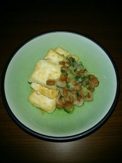 納豆大量消費!揚げ出し豆腐の納豆ソース-レシピのメイン写真