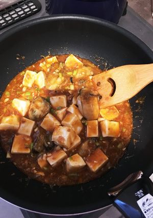 麻婆豆腐の素で簡単☆麻婆牡蠣-レシピのメイン写真