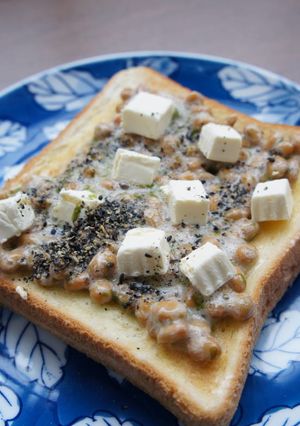 ふんわり＆さっぱり納豆トースト-レシピのメイン写真