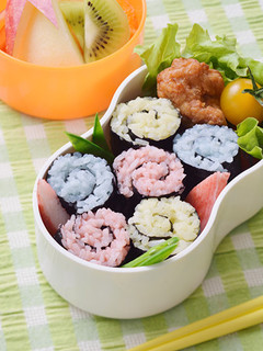 デコふりで! くるくるのり巻き弁当-レシピのメイン写真