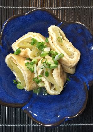 白ネギの揚げ巻きとろ煮-レシピのメイン写真
