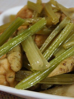 葉牛蒡とミニがんもどきの煮物-レシピのメイン写真