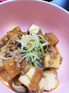 子供と簡単☆あつあげ麻婆丼☆-レシピのメイン写真