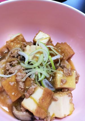 子供と簡単☆あつあげ麻婆丼☆-レシピのメイン写真