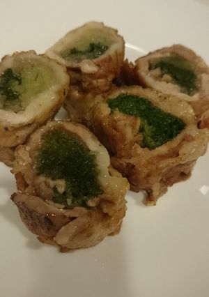 水菜の豚肉巻き-レシピのメイン写真