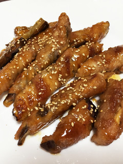 ナスの豚肉巻き〜-レシピのメイン写真
