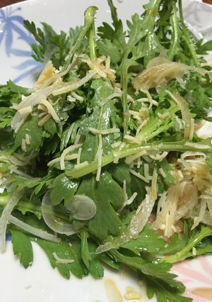 春菊と新玉ねぎのサラダ-レシピのメイン写真