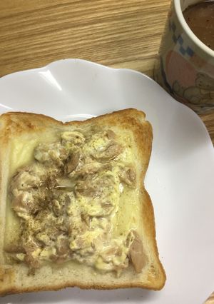 ツナマヨチーズトースト-レシピのメイン写真