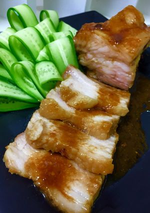 豚バラでたっぷりコラーゲン味噌漬け焼き-レシピのメイン写真