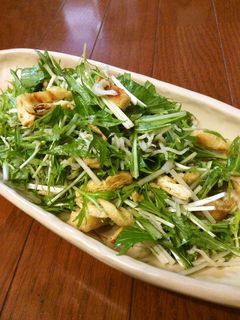 水菜のシャキシャキ!サラダ-レシピのメイン写真