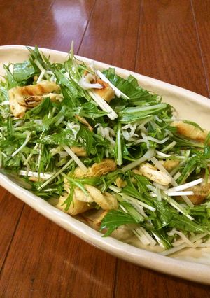 水菜のシャキシャキ!サラダ-レシピのメイン写真