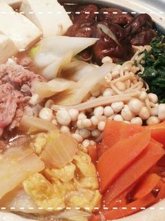 土鍋で簡単!黄金比すき焼き-レシピのメイン写真