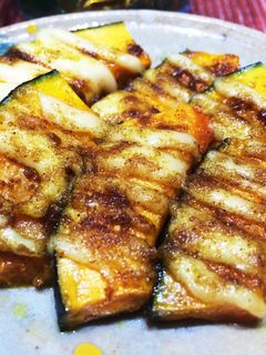 3分で★かぼちゃのカレーマヨ焼き-レシピのメイン写真