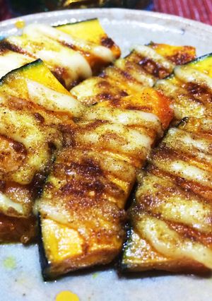 3分で★かぼちゃのカレーマヨ焼き-レシピのメイン写真