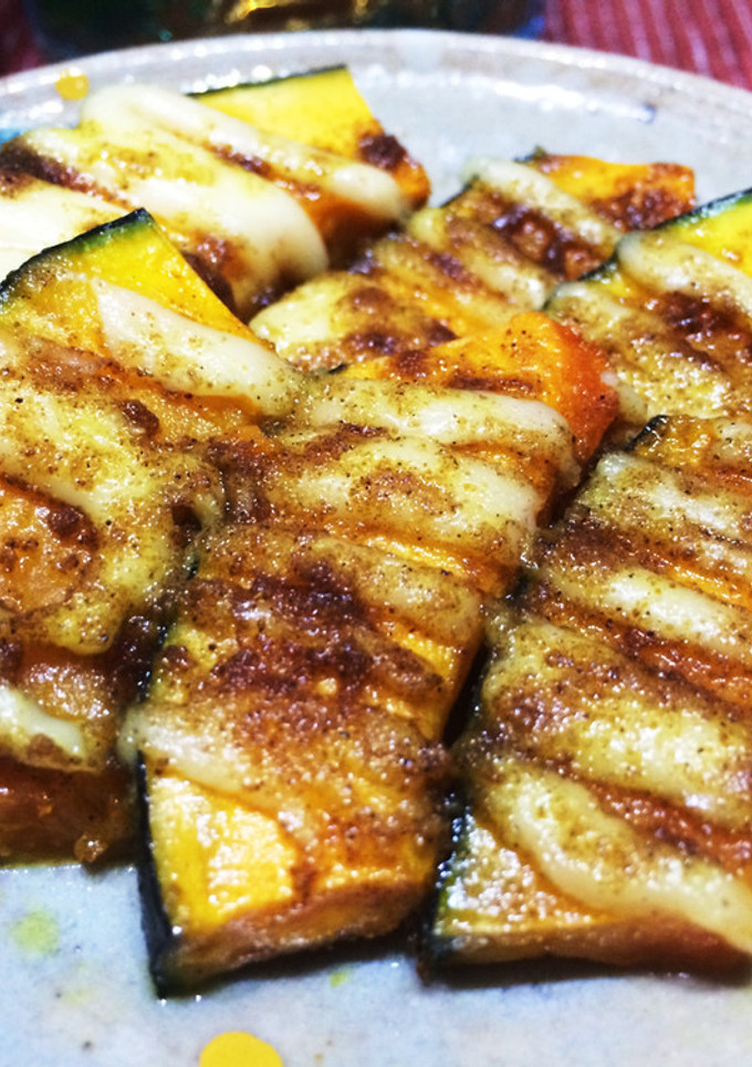3分で★かぼちゃのカレーマヨ焼き-レシピのメイン写真