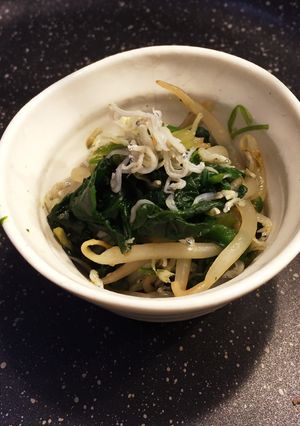 簡単☆ほうれん草とじゃこのおひたし-レシピのメイン写真