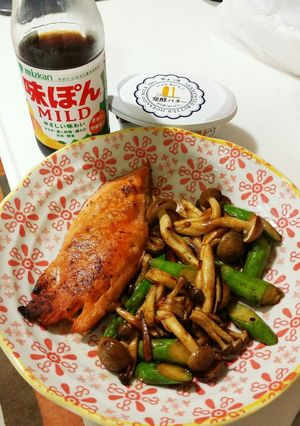 鮭のバタポン焼き♪-レシピのメイン写真