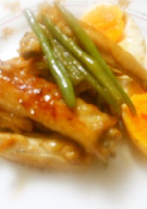 鶏手羽の醤油煮　　超簡単　-レシピのメイン写真