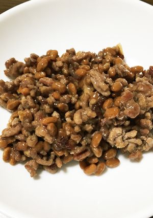 ご飯によくあう納豆ひき肉-レシピのメイン写真