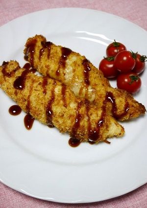焼きパン粉で！揚げないチーズささみフライ-レシピのメイン写真