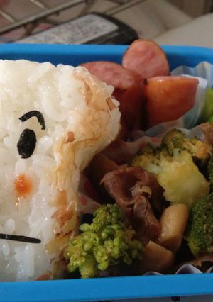 ☆キャラ弁☆ごはんで食パンマン-レシピのメイン写真