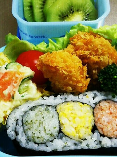 信号機のお弁当♪(一応キャラ弁?)-レシピのメイン写真