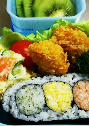 信号機のお弁当♪(一応キャラ弁?)-レシピのメイン写真