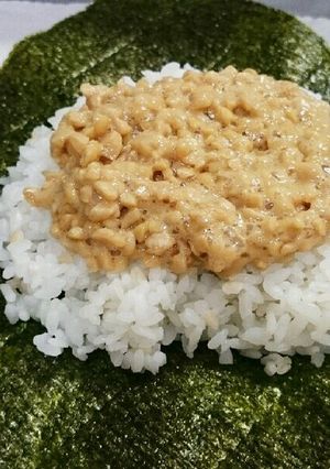 おにぎらず基本~ひきわり納豆~-レシピのメイン写真
