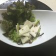 カブとセロリの、塩昆布サラダ
