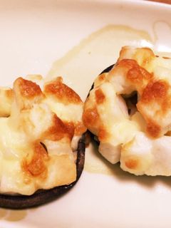 どんこ椎茸のはんぺんマヨチーズ焼き-レシピのメイン写真