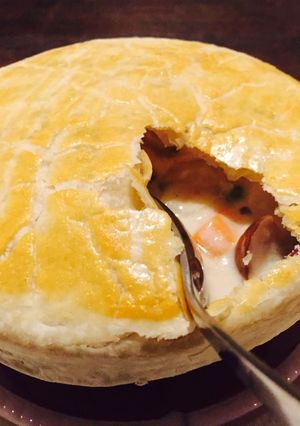 簡単絶品☆具沢山のチキンポットパイ-レシピのメイン写真
