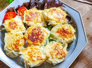 包まない！簡単！ヘルシー焼きしゅうまい-レシピのメイン写真