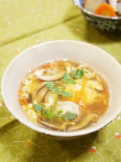 ホタテだしで簡単☆和風かき玉春雨スープ-レシピのメイン写真