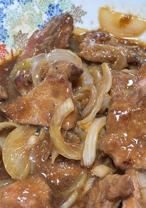 しっとり♡簡単 甘辛レバー焼き-レシピのメイン写真