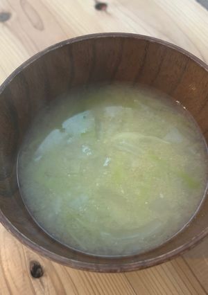 簡単！キャベツのお味噌汁♪-レシピのメイン写真