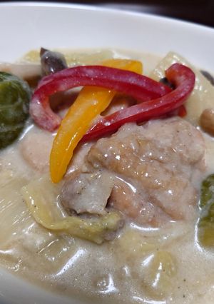 白菜トロトロ💫チキンのクリーム煮-レシピのメイン写真
