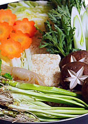 【仙台名物せり鍋】のすき焼き-レシピのメイン写真
