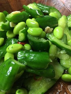 男料理☆きゅうりと枝豆の和え物☆-レシピのメイン写真