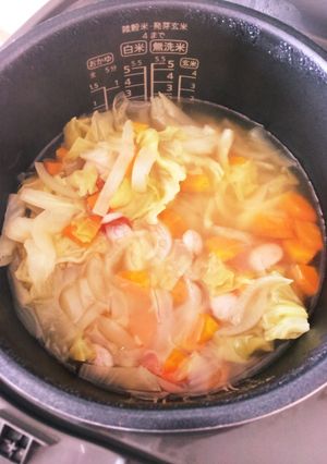 炊飯器で、子供が喜ぶ野菜スープ★-レシピのメイン写真
