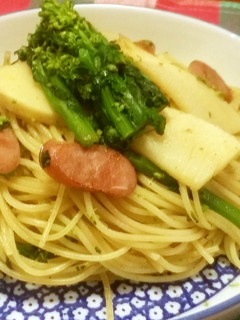 筍と菜の花の和風パスタ-レシピのメイン写真