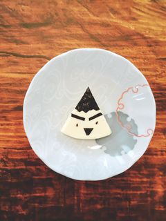 まゆげがポイント!モノクロ富士くん-レシピのメイン写真