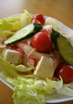 鰹香る♪あっさりレモン風味サラダ-レシピのメイン写真