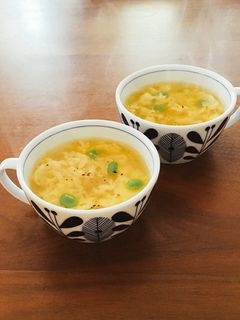 枝豆と卵の簡単スープ-レシピのメイン写真