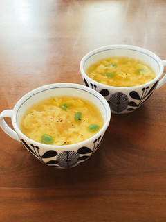 枝豆と卵の簡単スープ-レシピのメイン写真