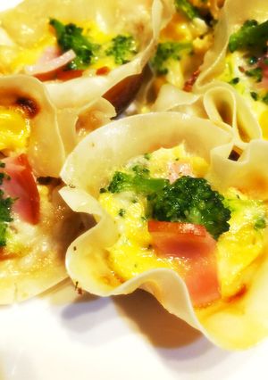 餃子の皮キッシュ-レシピのメイン写真