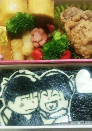 キャラ弁♪おそ松さん(数字松)弁当！-レシピのメイン写真