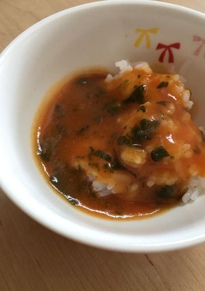トマトとほうれん草のレバー入りカレー-レシピのメイン写真