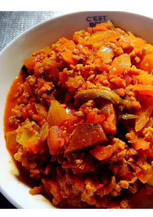 超簡単！トマトジュースでキーマカレー☆-レシピのメイン写真