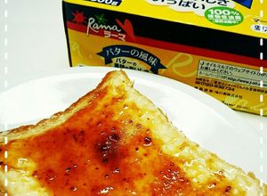 ラーマで♪信州味噌はちみつトースト♪-レシピのメイン写真