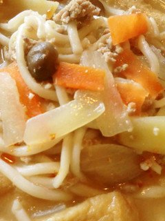 ☆お昼ごはん☆ソフト麺のコク旨みそ煮込み-レシピのメイン写真